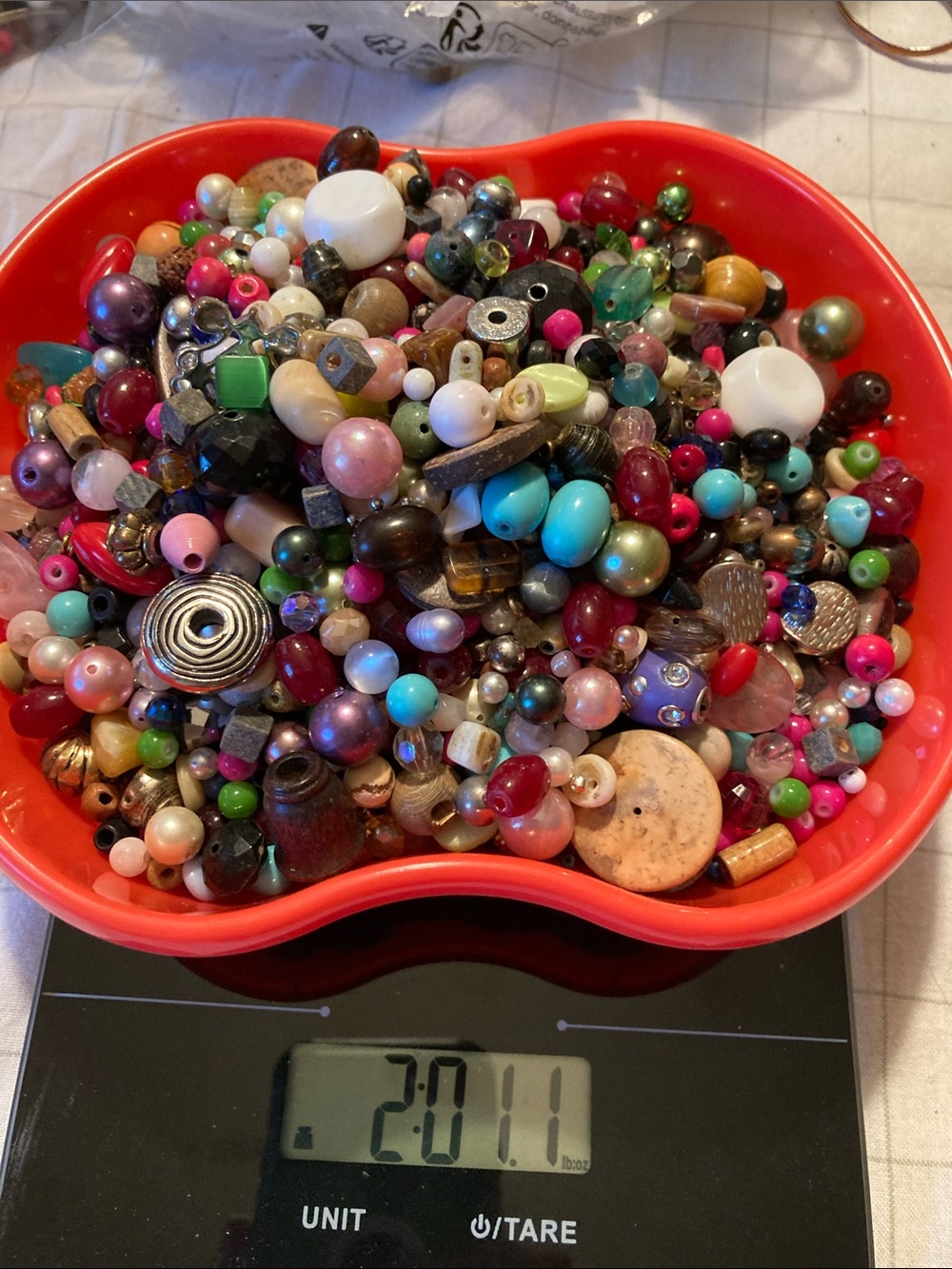2 pounds of premium beads for jewelry making